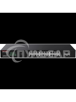Коммутатор управляемый IP-COM G2226F, 24x1 Gbит/с, SFP 2x1 Gbит/с, черный