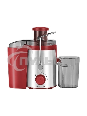 Соковыжималка центробежная Galaxy Line GL 0816 850Вт рез.сок.:550мл. красный/серебристый