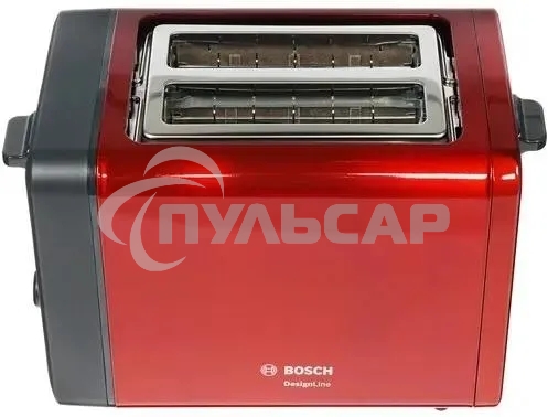 Тостер Bosch TAT4P424 красный/черный