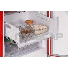 Холодильник Nordfrost NRB 164NF R красный двухкамерный 238/105 л морозилка снизу