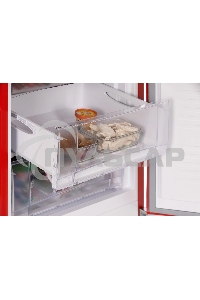 Холодильник Nordfrost NRB 164NF R красный двухкамерный 238/105 л морозилка снизу