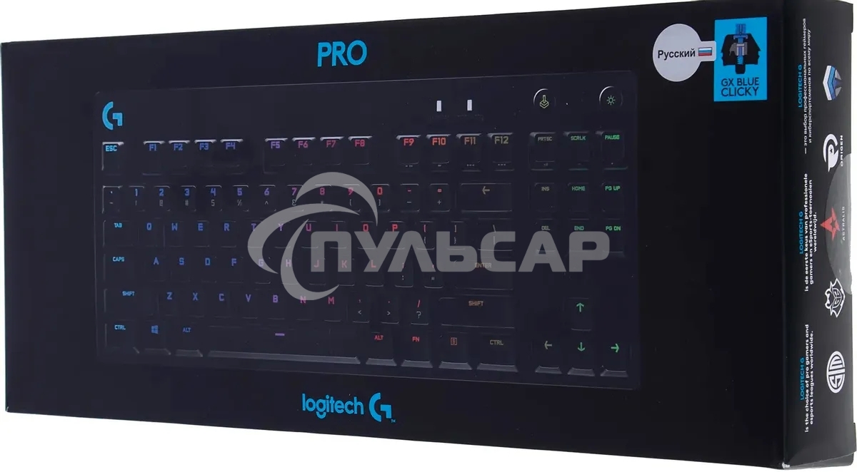 Клавиатура проводная Logitech G Pro (920-009393), USB, черный