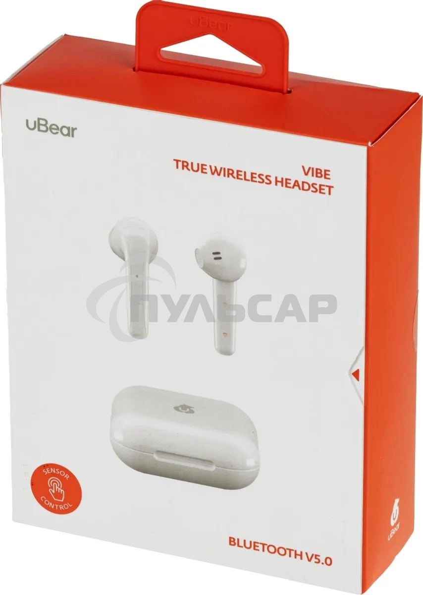 Гарнитура UBEAR Vibe Bluetooth вкладыши белый tw03wh01-bd
