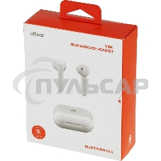 Гарнитура UBEAR Vibe Bluetooth вкладыши белый tw03wh01-bd