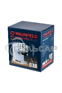 Кофеварка рожковая Maunfeld MF-735WH PRO белый, исп. кофе - молотый, 1.25 л, 1100 Вт, 15 бар