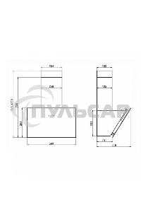 Вытяжка наклонная Elikor Антрацит 60П-650-Е3Д черный, 60 см, 650 куб. м/ч, 56 дБ
