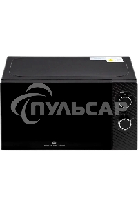 Микроволновая печь General Electronics 20L SOLO черная GE-MS120B 700W