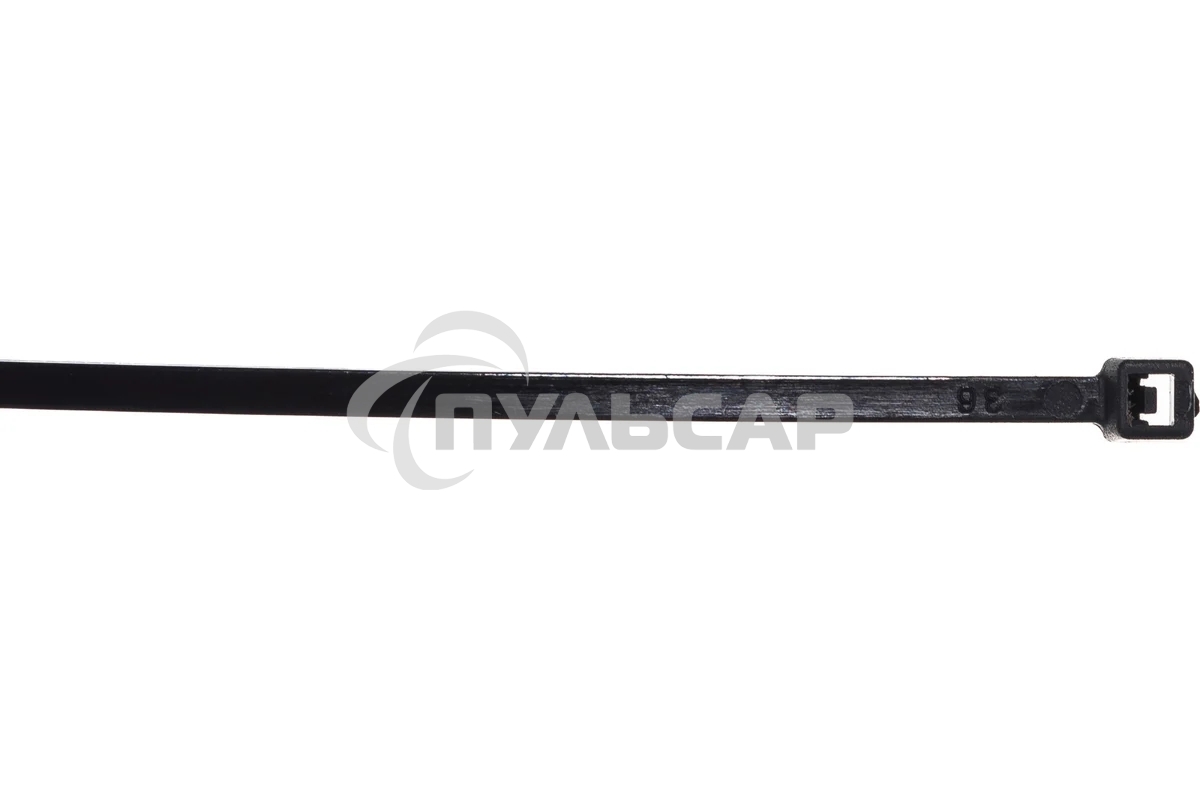 Нейлоновые стяжки FORTISFLEX КСС 3х150 черный 100 штук 49408