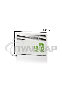 Конвектор ENSTO FinnHeat EPHBM05PR белый, 500 Вт, 8 м2, термостат