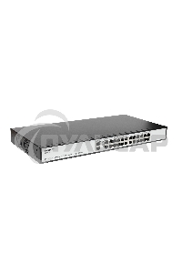Неуправляемый PoE-коммутатор ORIGO OS1226P/285W/A1A 24x100Base-TX PoE+, 2x1000Base-T, PoE-бюджет 285 Вт, корпус металл