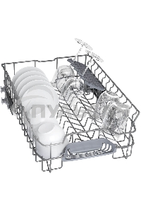 Встраиваемая посудомоечная машина Bosch SPV4EMX10E, серебристый, 44.8 см, 10 компл., 44 дБ, класс C