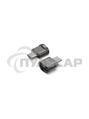 Картридер Vention OTG USB 2.0 CM / MicroSD - Серый