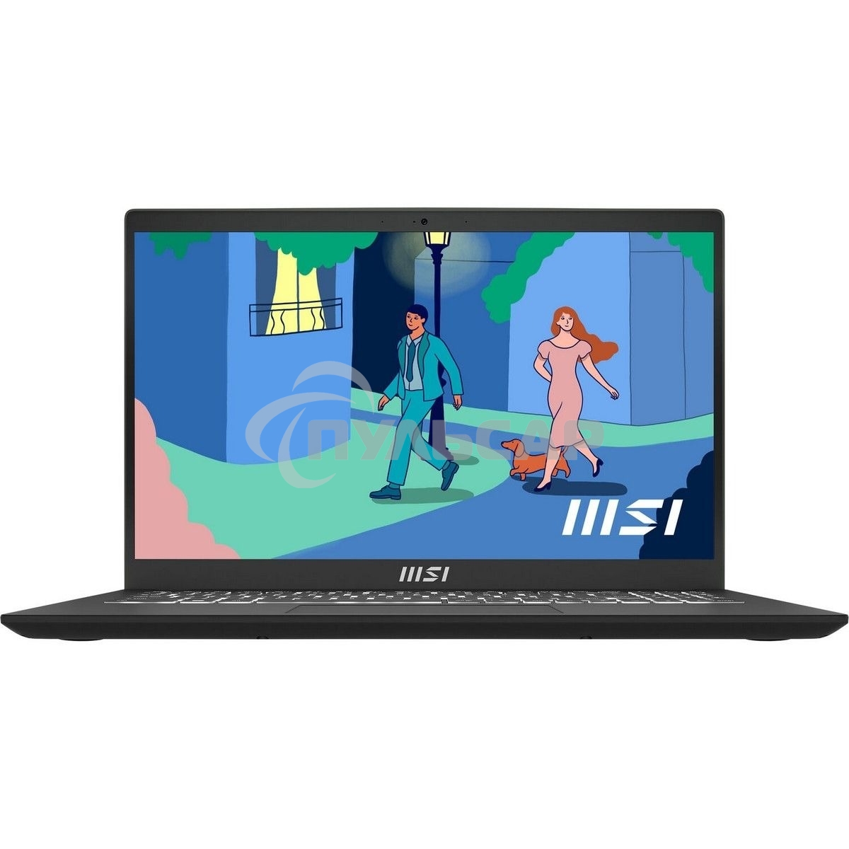 Ноутбук MSI Modern 15 B7M-473XRU черный AMD Ryzen 5 7430U/16Gb/SSD1Tb/15.6