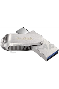 Флешка USB Sandisk Ultra Dual Luxe 32 Gb, USB 3.0, серебристый