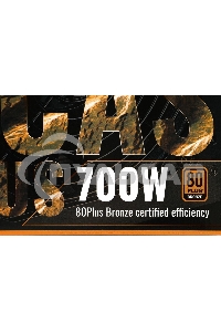 Блок питания Aerocool / Formula AC KCAS PLUS 700, 700Вт, 80 PLUS Bronze, 120мм черный (аналог Aerocool KCAS PLUS 700W)