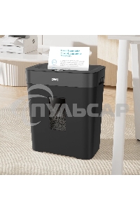 Шредер Deli ET023 черный (секр.P-4) фрагменты 8лист. 15лтр.