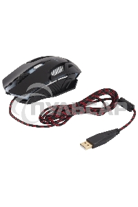 Мышь проводная Acer OMW125 черный оптическая (3200dpi) USB (6but)