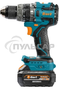 Дрель-шуруповерт Bort BAB-21Ix2Li-XDK, Аккумуляторная, 18В, 2 АКБ, Ударная