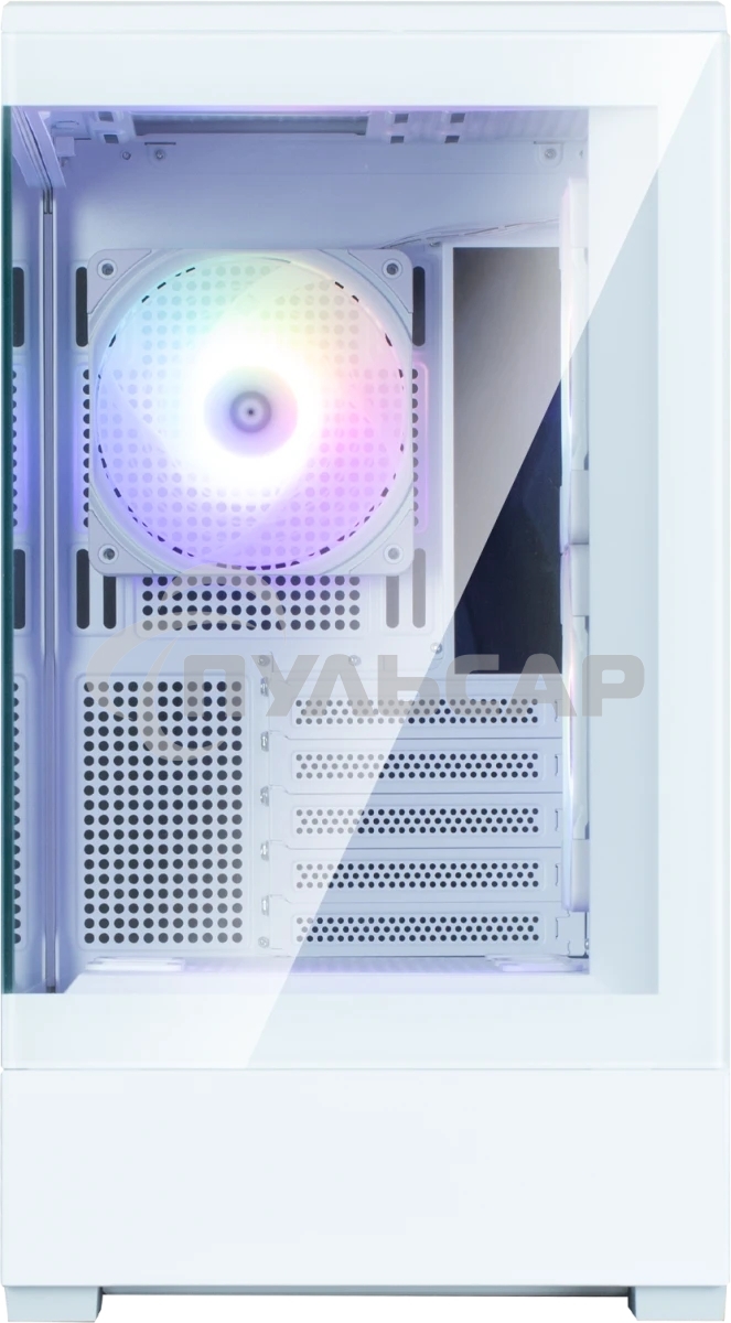 Компьютерный корпус ZALMAN P30 V2, MATX, белый, WINDOW, 2x3.5