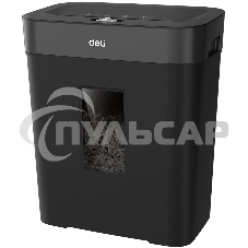 Шредер Deli ET023 черный (секр.P-4) фрагменты 8лист. 15лтр.