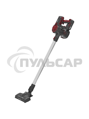Пылесос вертикальный BBK BV3002 красный/серый, питание от аккумулятора, 150 Вт, уборка сухая, пылесборник 0.8 л, работа от АКБ max 30 мин