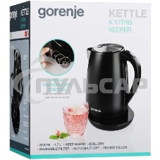 Чайник электрический Gorenje K17TRB черный