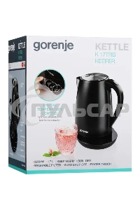 Чайник электрический Gorenje K17TRB черный