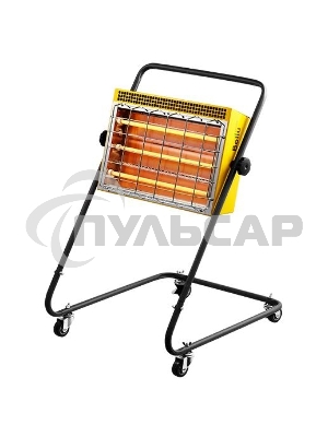 Обогреватель инфракрасный Ballu BIH-LM-3.0 желтый, кварцевый, 3000 Вт, 30 м2