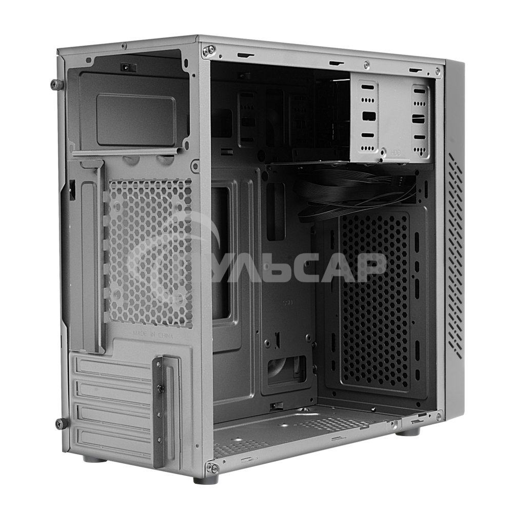 Компьютерный корпус Ginzzu D350 2*USB 2.0,AU RGb w/o PSU