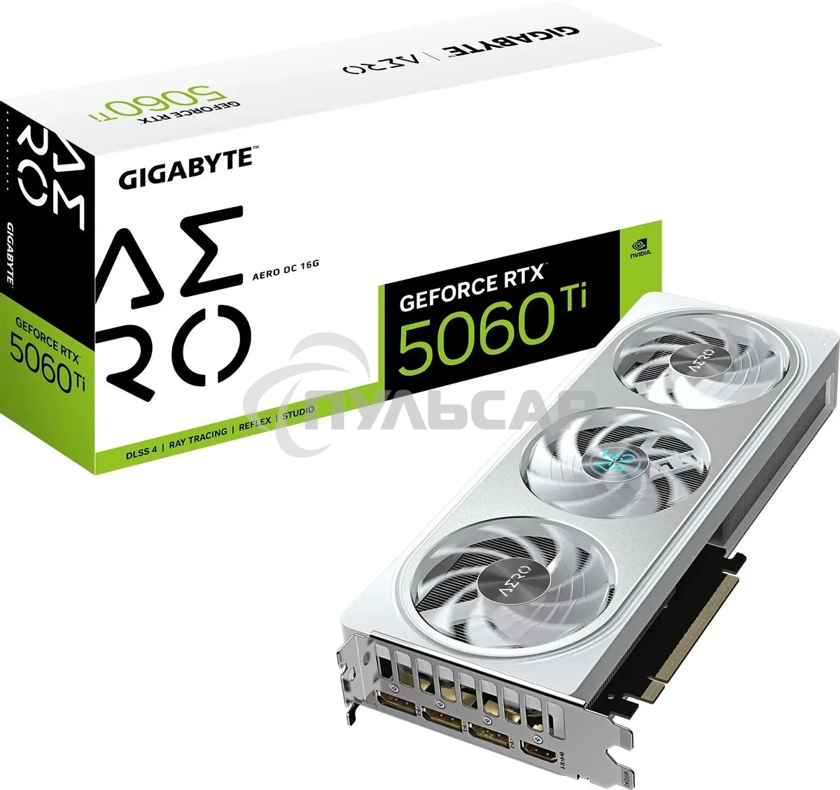 Видеокарта Gigabyte RTX 5060TI 16Gb GV-N506TAERO OC-16GD PCIE16