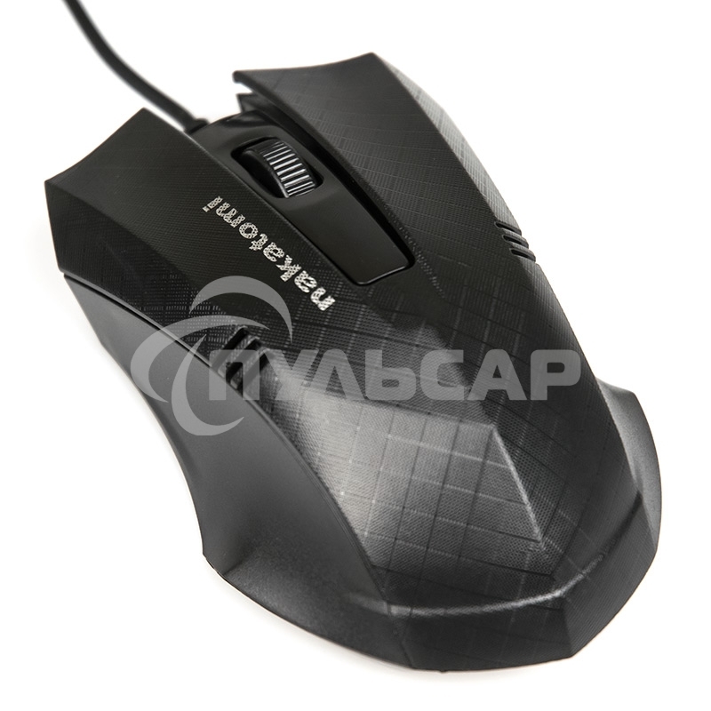 Мышь проводная Nakatomi MON-04U черный, 800 dpi, USB, кнопки - 3