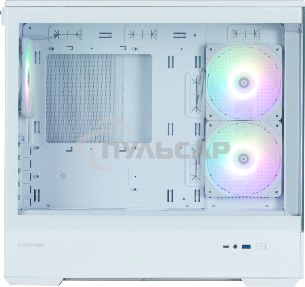 Компьютерный корпус ZALMAN P30 V2, MATX, белый, WINDOW, 2x3.5