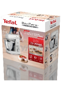 Кухонная машина Tefal Bake Partner QB520B38, серый/серебристый
