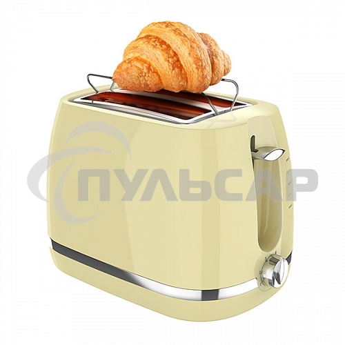 Тостер BQ T1711, 900Вт, слоновая кость