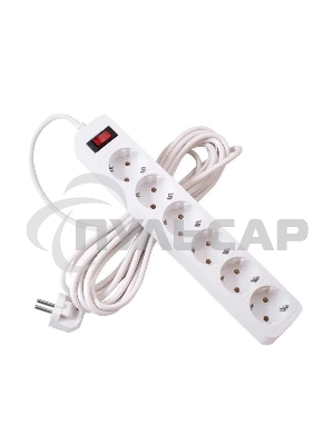 Сетевой фильтр СТАРТ  С/УД-Ф SP 6x3 ZVTS белый-- 20, серия BASIC