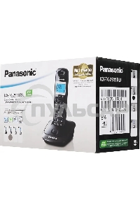 Телефон беспроводной (DECT) Panasonic KX-TG2511RUM (металик) АОН, Caller ID,спикерфон на трубке,переход в Эко режим одним нажатием