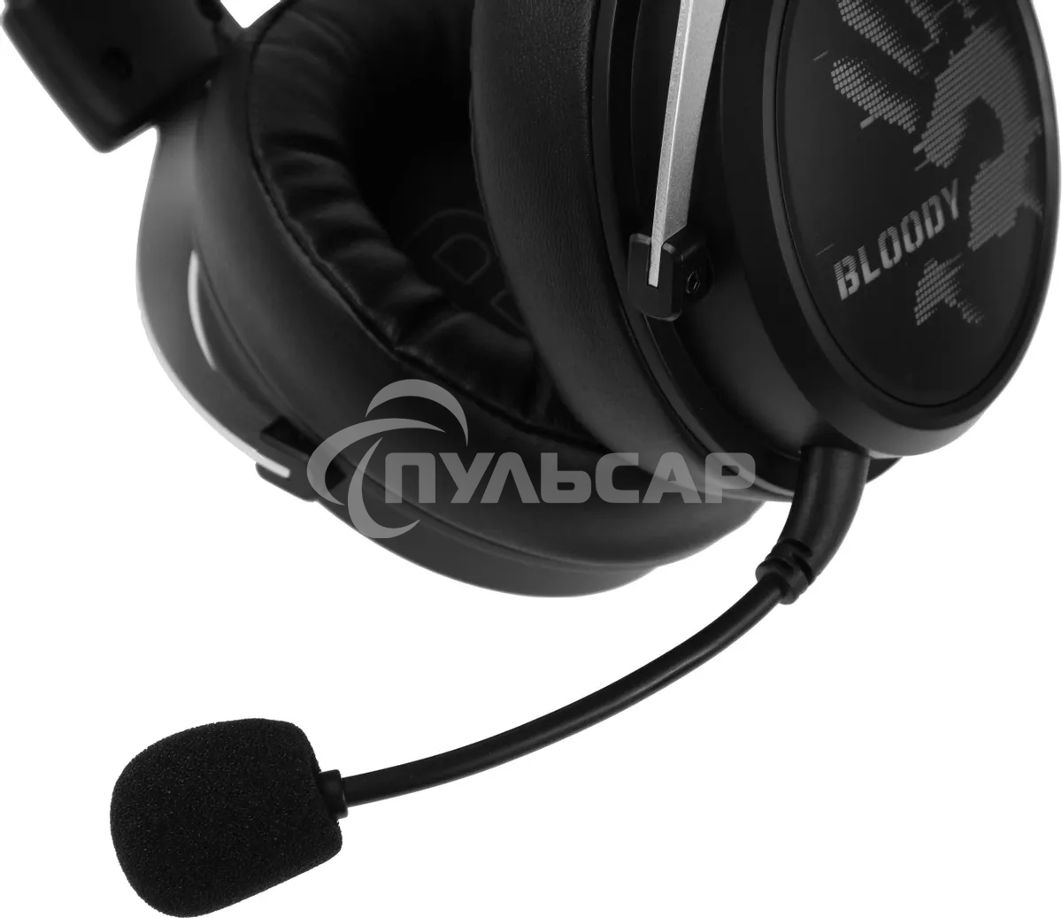 Наушники с микрофоном A4Tech Bloody MR590 Sports черный 1.5м мониторные BT/Radio/3.5мм оголовье (MR590 + WIRED/SPORT BLACK)