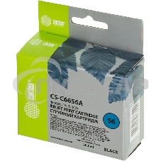 Картридж струйный Cactus CS-C6656A №56 черный (20 мл) для HP DeskJet 450/5145/5150/5151/5550/5552