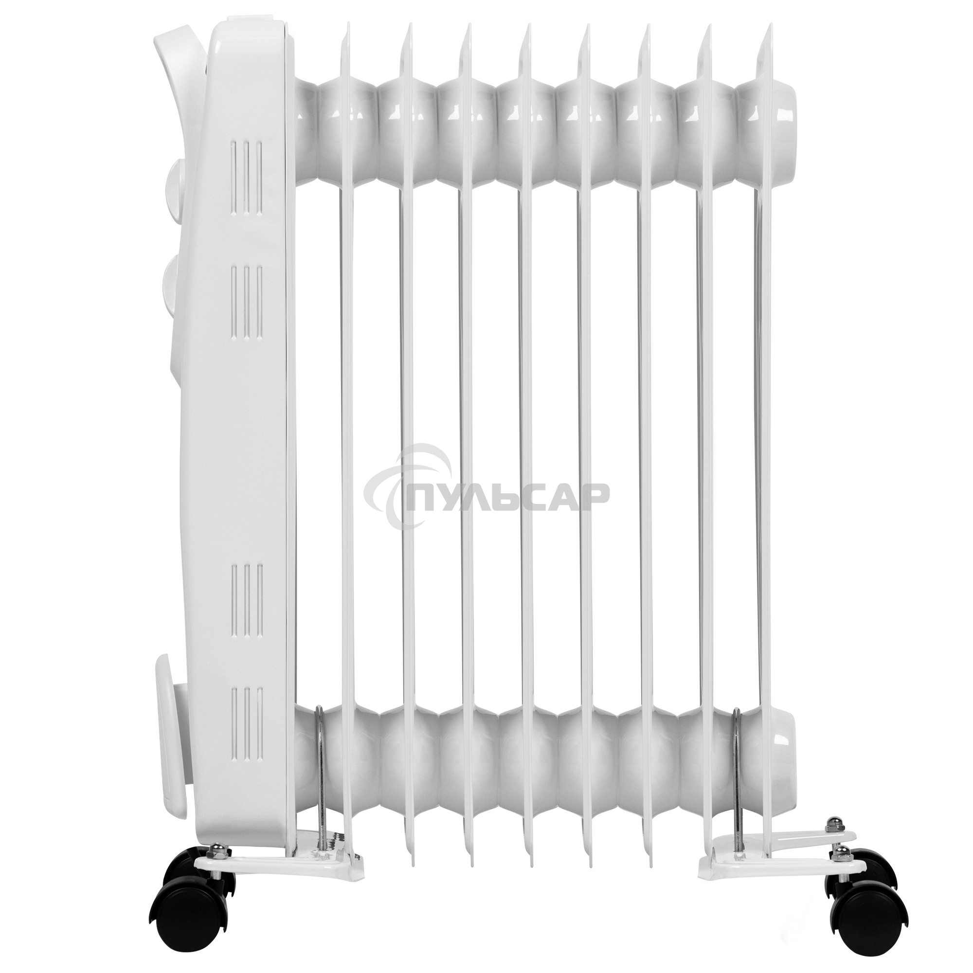 Обогреватель масляный AC ELECTRIC AOH/BM-11BW 2200 (11 секций) белый, 2200 Вт, 27 м2, термостат