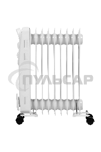 Обогреватель масляный AC ELECTRIC AOH/BM-11BW 2200 (11 секций) белый, 2200 Вт, 27 м2, термостат