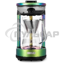 Кофеварка капельная Kitfort КТ-7488 зеленый, исп. кофе - молотый, 0.6 л, 600 Вт