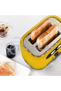 Тостер Kitfort КТ-4093-1 870Вт желтый