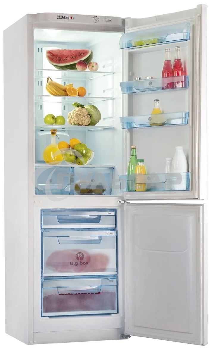 Холодильник Pozis RK FNF-170 белый глянц. двухкамерный 220/94 л морозилка снизу