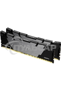 Оперативная память Kingston Fury Renegade, DDR4, 32Gb (2x16Gb), 3200MHz, CL16, DIMM, с радиаторами, серый/черный