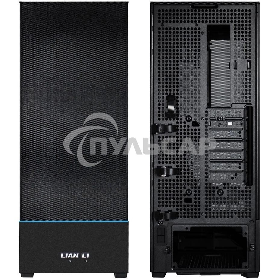 Компьютерный корпус MidiTower Lian Li SUP 01 черный RGb (ATX, без БП, ARGB, 2xUSB3.2 Type-A + USB3.2 Type-C) (G99.SUP01X.00)