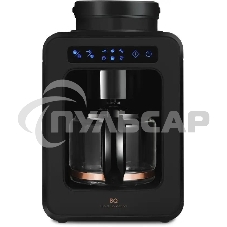 Кофеварка капельная BQ CM7000 Black-Rose Gold со встроенной кофемолкой, исп. кофе - молотый/зерновой, 0.6 л, 600 Вт.