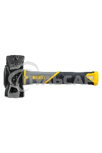 Кувалда с клиновидным бойком Denzel 1,35 кг, фибергласовая рукоятка c TPR