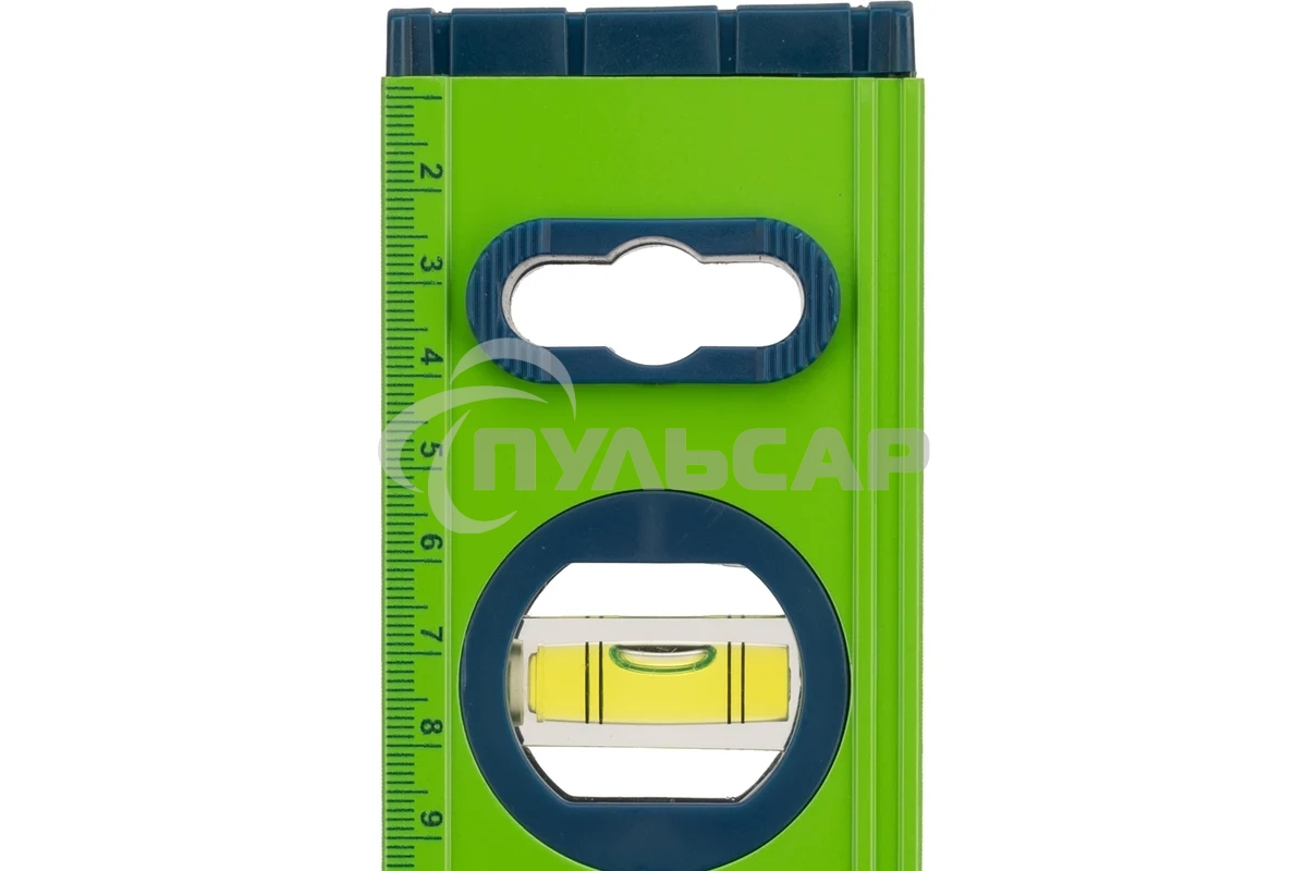 Уровень СИБРТЕХ алюминиевый УСМ-0,5-800, фрезерованный, 3 глазка, магнитный, рукоятки, 800 мм 34116