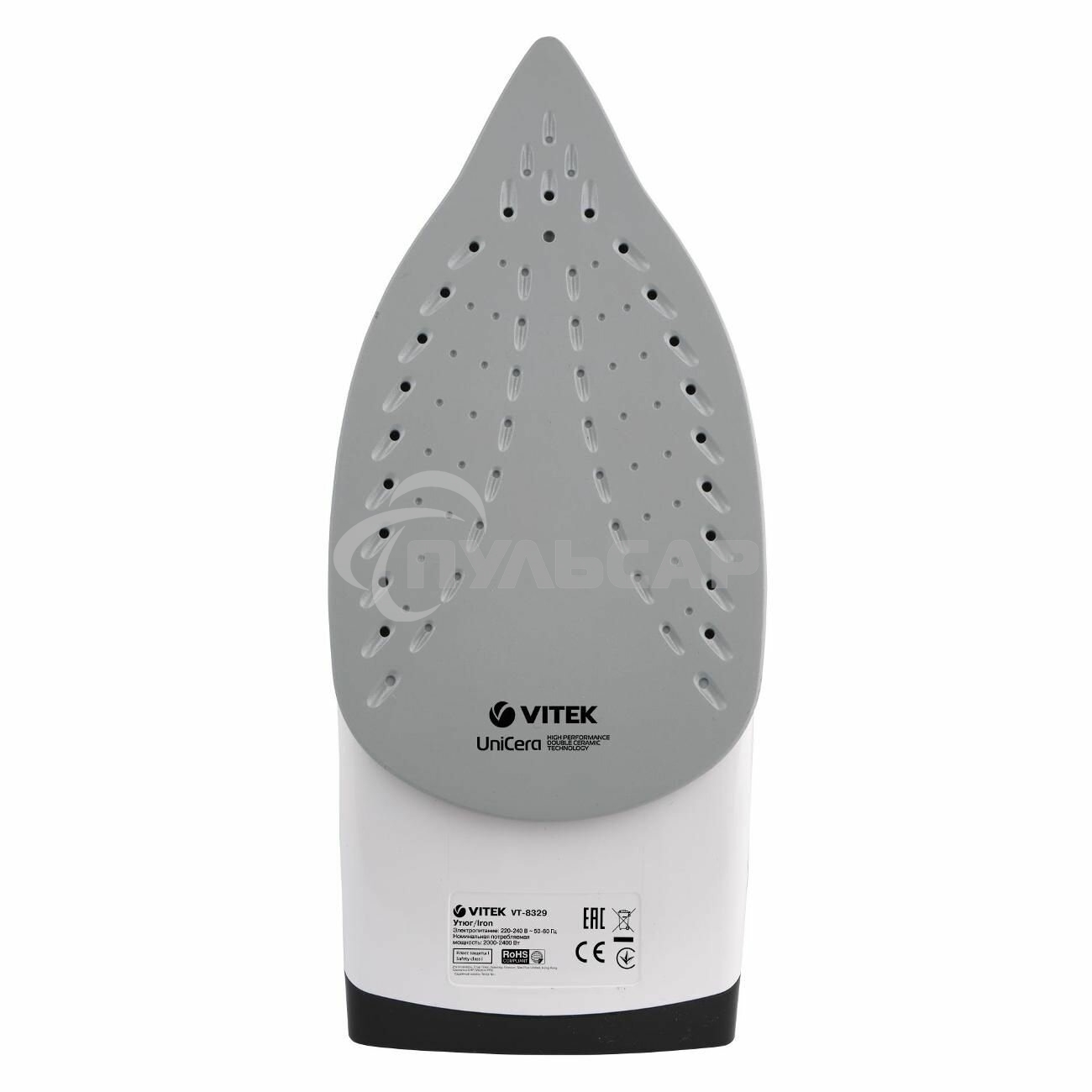 Утюг Vitek VT-8329 2600Вт черный/белый/синий