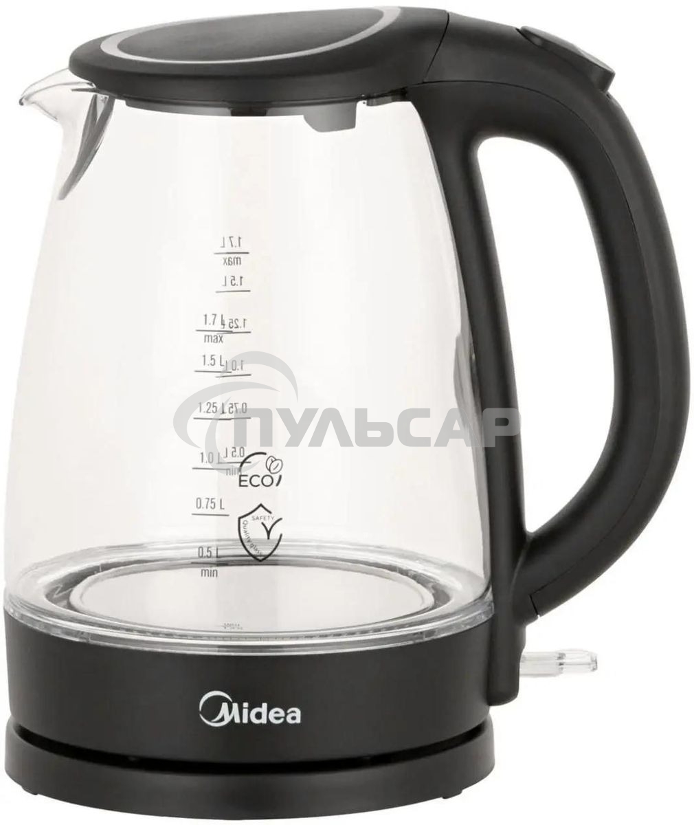 Чайник электрический Midea МК-8015, 2200Вт, черный